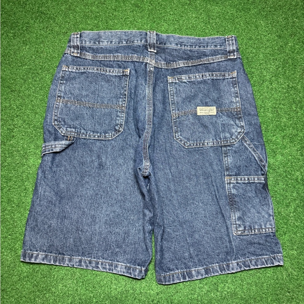 Carpenter Jorts Wrangler 33 12” Vintage Y2K Baggy Grunge Skater Denim Shorts